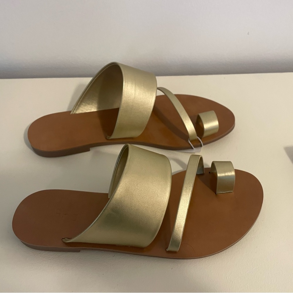 Gold sandals
